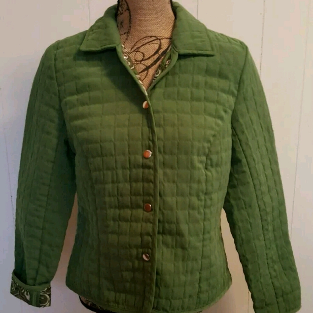 Briggs New York women's quilted jacket sz 18